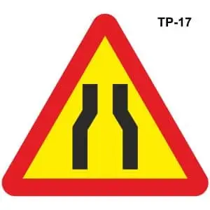 Señales tráfico obras