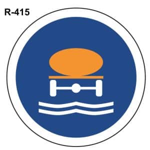 Señales tráfico productos contaminantes