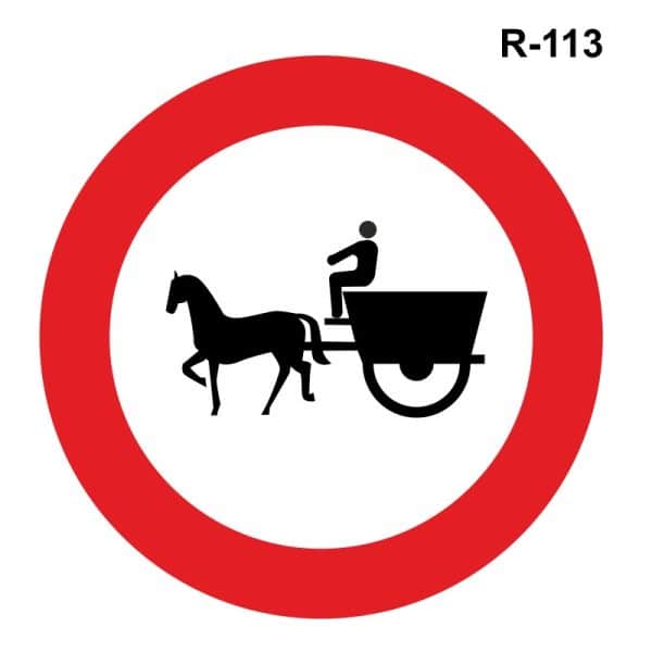 Prohibida la entrada a vehículos