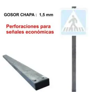 Postes de señalización vial
