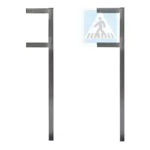 Postes en F para señales tráfico