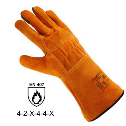 guantes para soldador Funker 150 serraje
