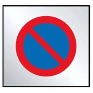 Bolsa plástico prohibido aparcar