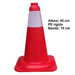 Conos de señalización vial
