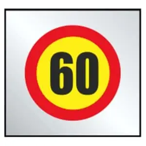 Señal límite velocidad 60 km/h