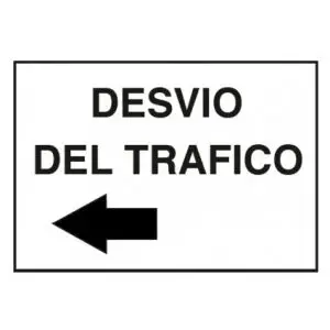 Desvío tráfico a la izquierda