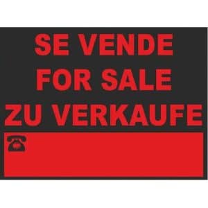 Cartel se vende en varios idiomas