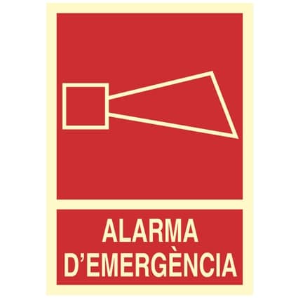Senyal socors: Alarma d`emergència