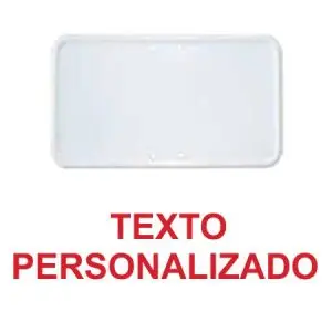 Placas complementarias personalizadas