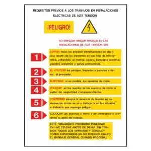 Requisitos para trabajadores en instalaciones con alta tensión