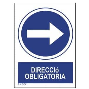 Senyal de direcció obligatoria