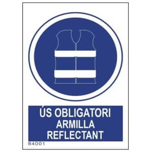 Senyal seguretat armilla reflectant