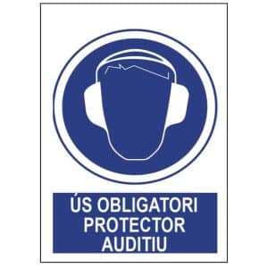 Senyal obligatori protector auditiu