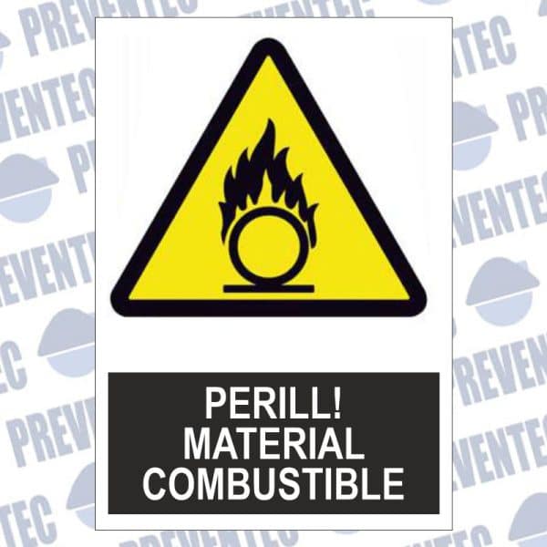 Senyal perill material combustible
