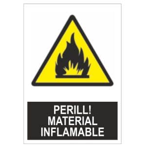 Senyal perill material inflamable