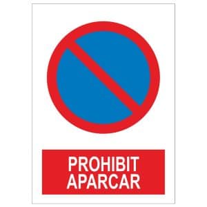 Senyal prohibit aparcar