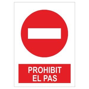 Senyal prohibit el pas