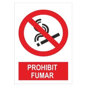 Senyal prohibit fumar