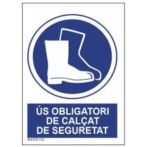 Senyal us obligatori de calçat seguretat
