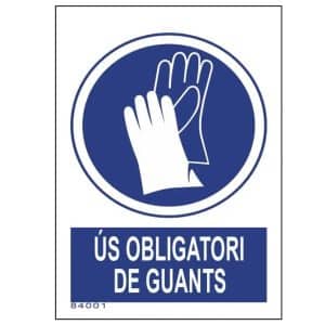 Senyal us obligatori de guants