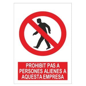 Senyals de seguretat de pohibicio