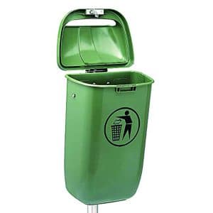 Papelera weber para poste
