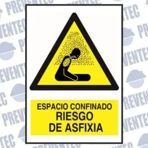 Señal espacios confinados