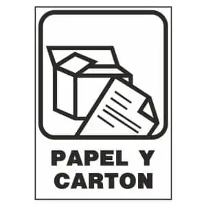 Cartel de reciclado animado