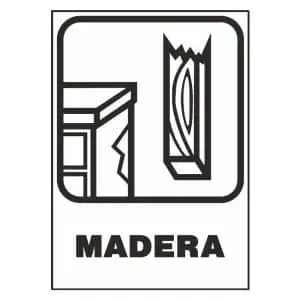 Cartel reciclado