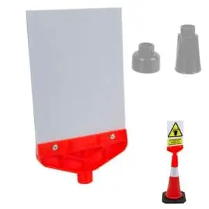 Panel para señal de seguridad A4 en conos y postes