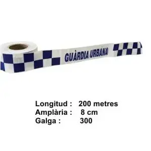 Cinta de senyalització de la Guàrdia Urbana