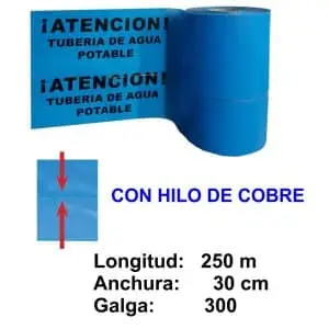 Cintas subterráneas para tuberías