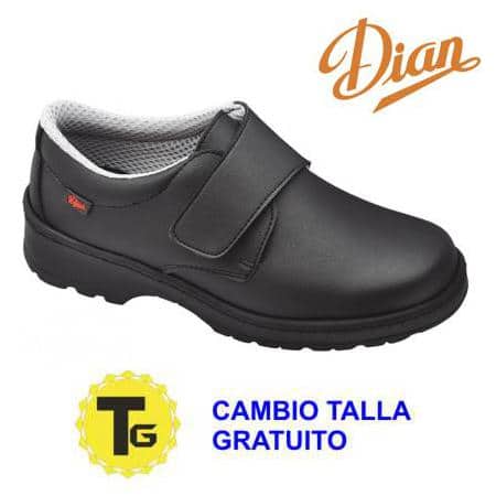 Talla 45 Negro Zapatos Sanitarios DIAN Milan SCL Picado SRC O1 Fo