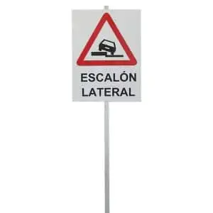 Piqueta de escalón lateral