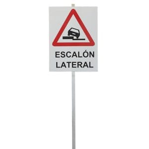 Piqueta de escalón lateral