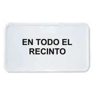 Placas de acero blancas