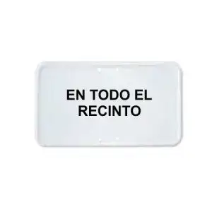 Placas de acero blancas