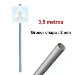 Postes circulares para señales