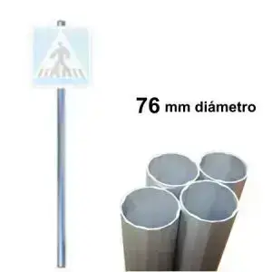 postes de aluminio para señales