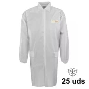 Bata desechable protección química