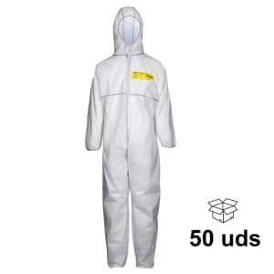 Traje protección química