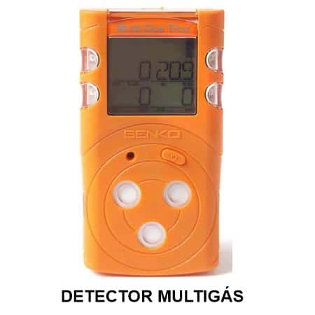 Detector multigas portátil MGT ( LEL, O2, CO, H2S )