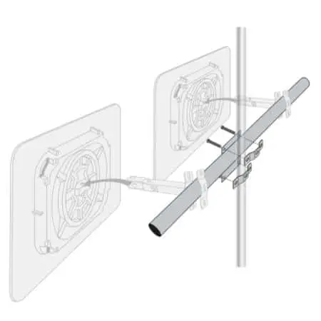 Instalación soporte para espejos