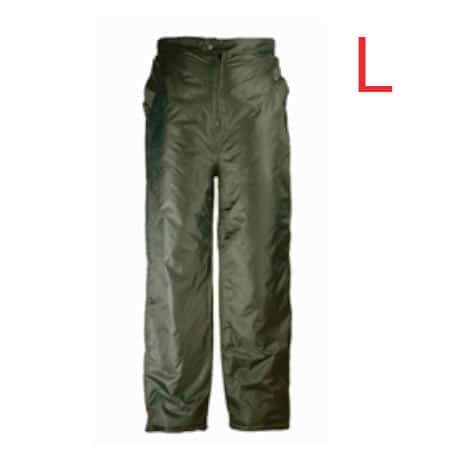 Pantalón impermeable acolchado – Verde Talla L