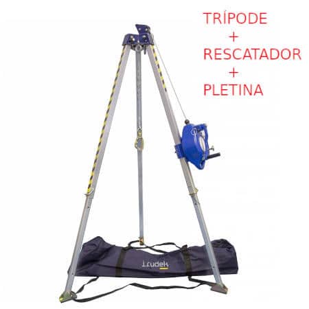 Trip 11 – Pack trípode con recuperador anticaídas 15 metros