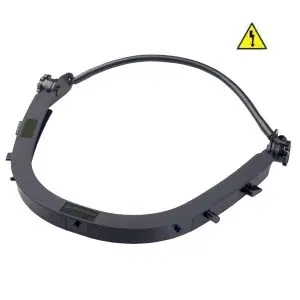 Portavisera dielectrica para pantallas faciales