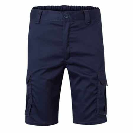 Pantalones cortos de trabajo elásticos marino