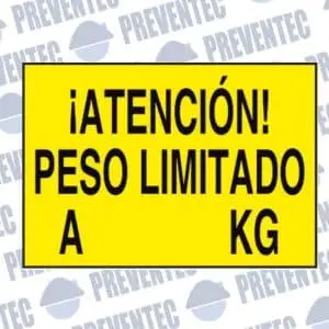 Señal de seguridad en forma de panel