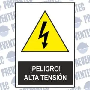 Señalización de alta tensión
