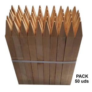 Estacas de madera